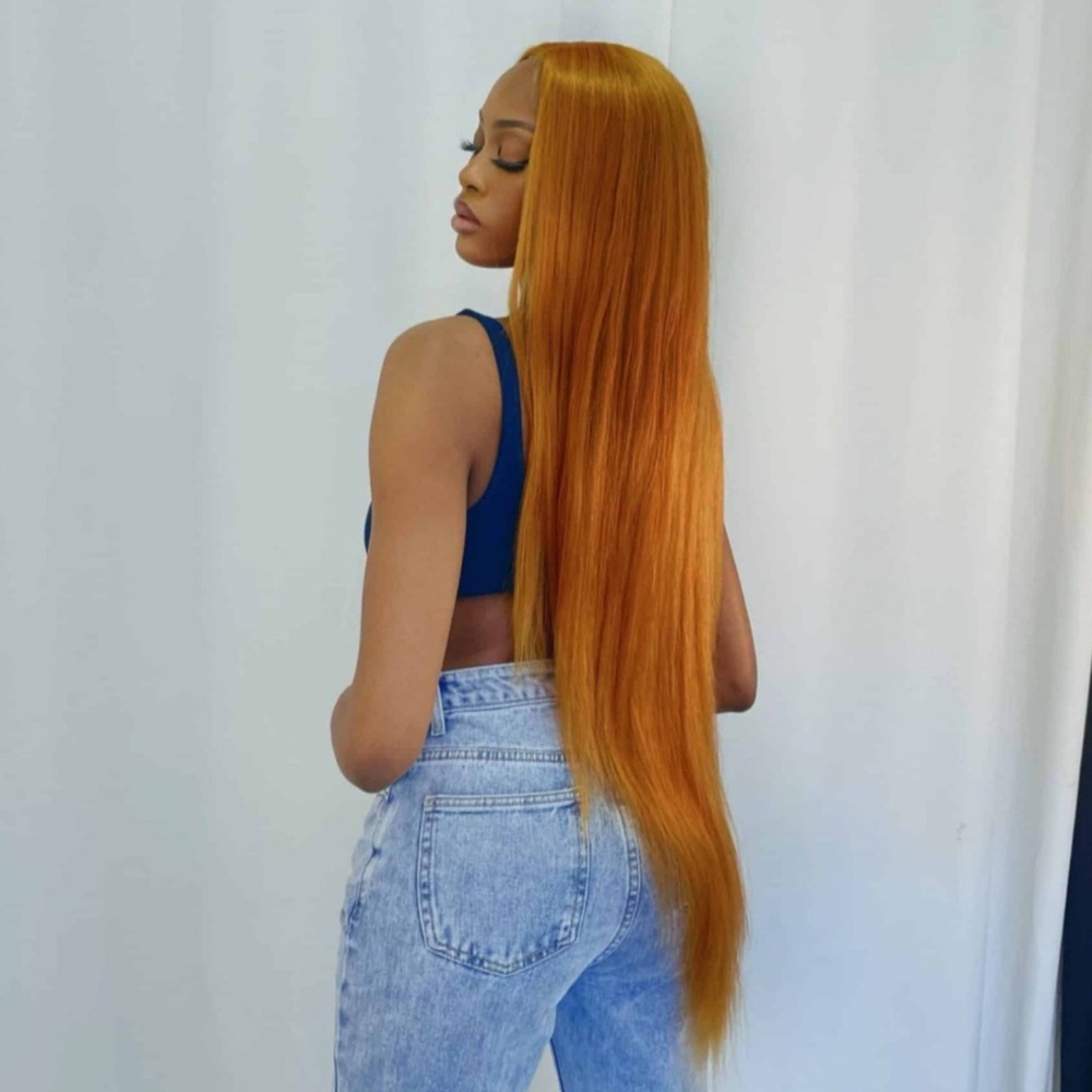 Human Hair Blended Lace Front Wig